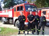 Ćwiczenia strażackie w Czerwińsku nad Wisłą, 