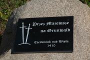 Obelisk upamiętniający przeprawę przez Wisłę wojsk polsko – litewskich w 1410 roku., 