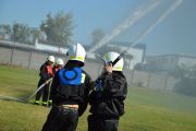 Gminne zawody sportowo - pożarnicze w Czerwińsku nad Wisłą, 